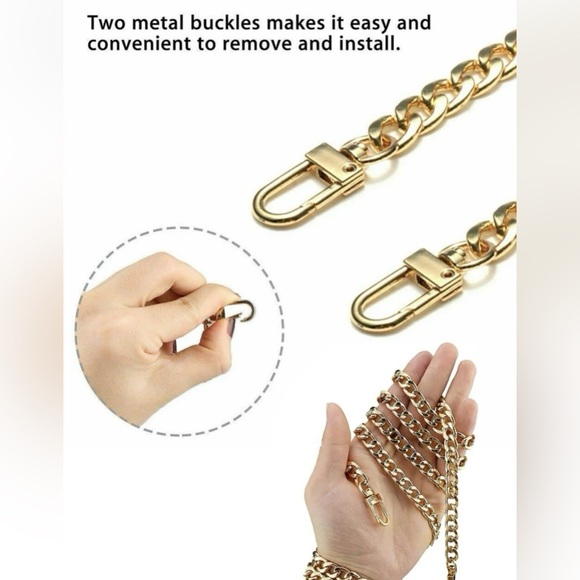 Gold Aftermarket Replacement Chain Length 47.24" - Picture 8 of 16